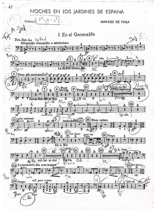 parte de timbales
